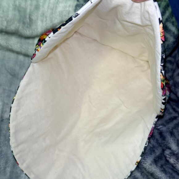 Extra Large Tortilla Warmer -100% Cotton- Skull & Flowers Design-Microwave Safe - Picture 2 of 2